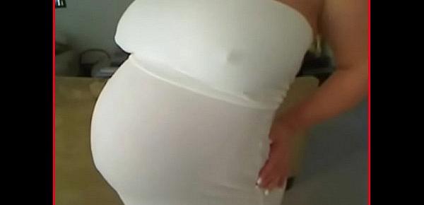  PREGNANT MILF LACTATES MILK! Rare Webcam Pt 1 See Pt 2 at SlutsOnCamera.com
